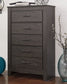 Brinxton King/California King Panel Headboard with Mirrored Dresser and Chest Cloud 9 Mattress & Furniture