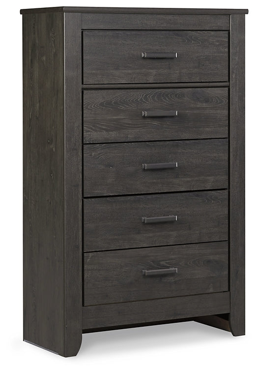 Brinxton King/California King Panel Headboard with Mirrored Dresser and Chest Cloud 9 Mattress & Furniture