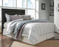 Brinxton King Panel Bed with Mirrored Dresser and 2 Nightstands Cloud 9 Mattress & Furniture