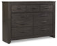 Brinxton Queen Panel Bed with Dresser Cloud 9 Mattress & Furniture