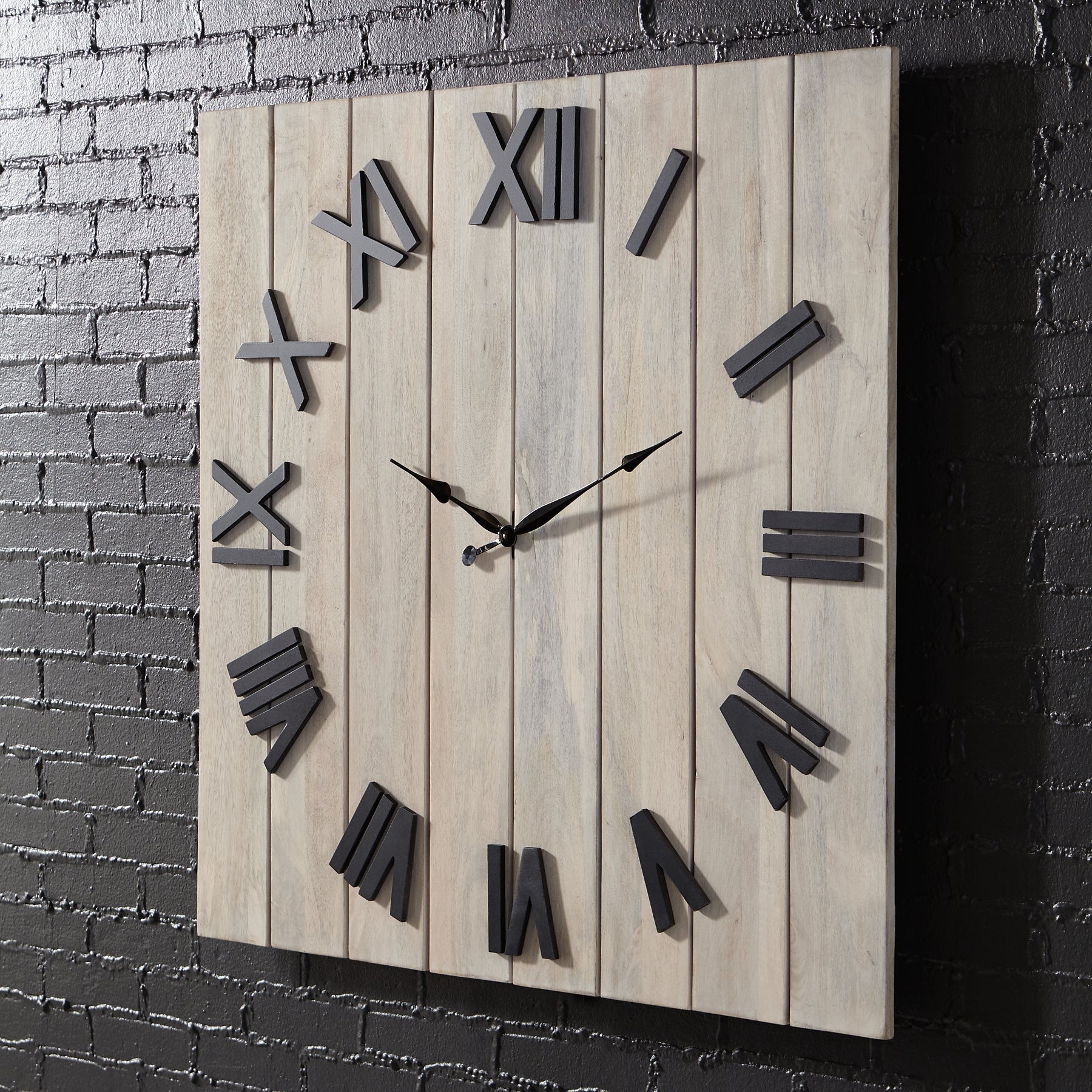 Bronson Wall Clock Cloud 9 Mattress & Furniture