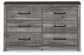 Bronyan Six Drawer Dresser Cloud 9 Mattress & Furniture