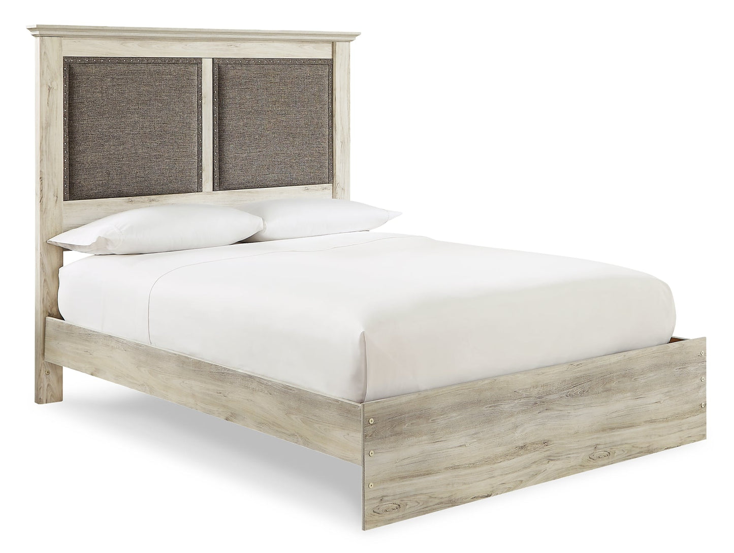 Cambeck Queen Upholstered Panel Bed with Dresser Cloud 9 Mattress & Furniture