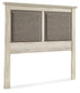 Cambeck Queen Upholstered Panel Headboard with Mirrored Dresser Cloud 9 Mattress & Furniture