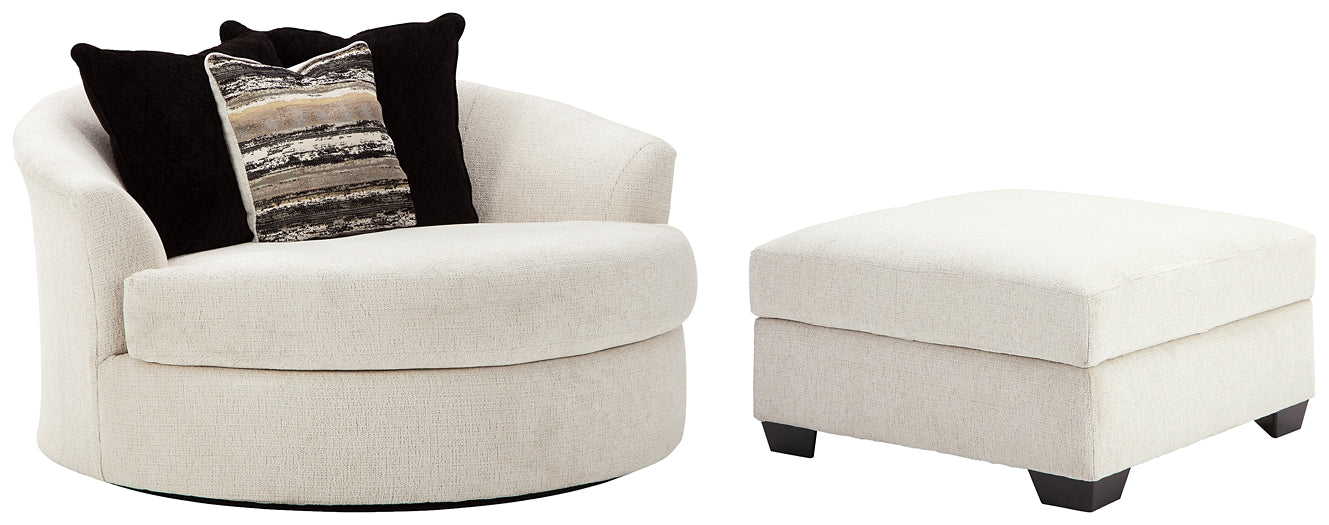 Cambri Chair and Ottoman Cloud 9 Mattress & Furniture