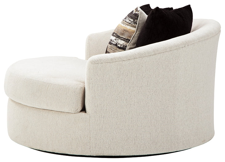 Cambri Oversized Round Swivel Chair Cloud 9 Mattress & Furniture
