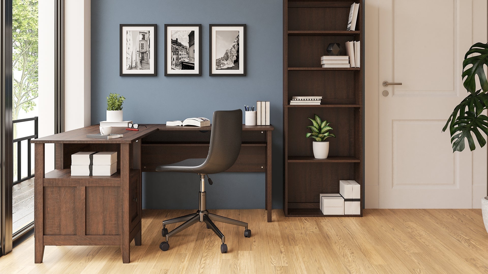 Camiburg 2-Piece Home Office Desk Cloud 9 Mattress & Furniture