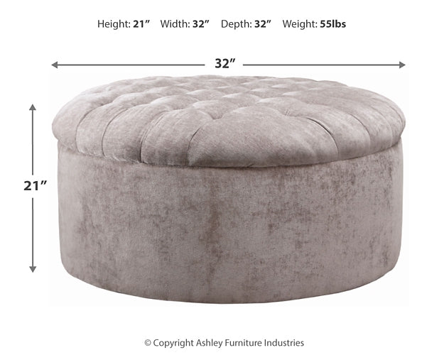 Carnaby Oversized Accent Ottoman Cloud 9 Mattress & Furniture