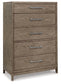 Chrestner California King Panel Bed with Mirrored Dresser and Chest Cloud 9 Mattress & Furniture