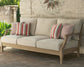Clare View Outdoor Sofa with Lounge Chair Cloud 9 Mattress & Furniture