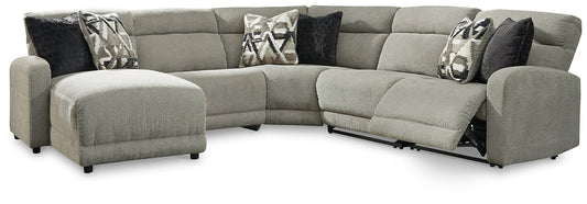 Colleyville 5-Piece Power Reclining Sectional with Chaise Cloud 9 Mattress & Furniture