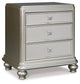 Coralayne Queen Upholstered Sleigh Bed with Mirrored Dresser, Chest and Nightstand Cloud 9 Mattress & Furniture
