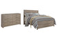 Culverbach Queen Panel Bed with Dresser Cloud 9 Mattress & Furniture