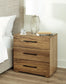 Dakmore California King Upholstered Bed with Mirrored Dresser, Chest and Nightstand Cloud 9 Mattress & Furniture