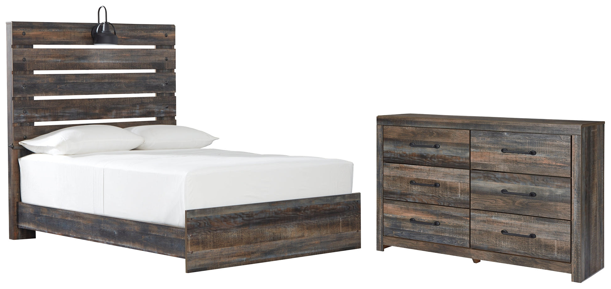 Drystan Queen Panel Bed with Dresser at Cloud 9 Mattress & Furniture furniture, home furnishing, home decor