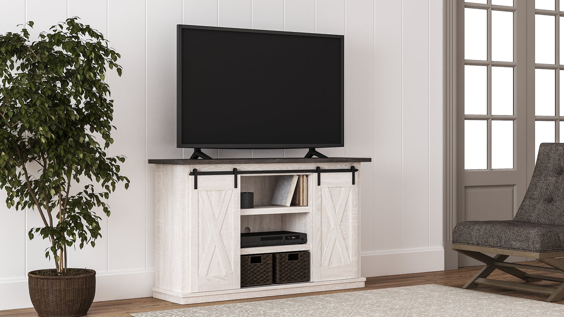 Dorrinson Medium TV Stand at Cloud 9 Mattress & Furniture furniture, home furnishing, home decor
