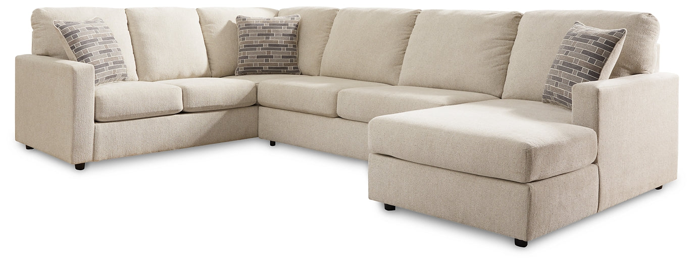 Edenfield 3-Piece Sectional with Ottoman at Cloud 9 Mattress & Furniture furniture, home furnishing, home decor
