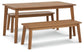 Janiyah Outdoor Dining Table and 2 Benches at Cloud 9 Mattress & Furniture furniture, home furnishing, home decor