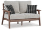 Emmeline Outdoor Loveseat with Coffee Table at Cloud 9 Mattress & Furniture furniture, home furnishing, home decor