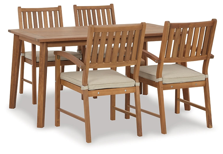 Janiyah Outdoor Dining Table and 4 Chairs at Cloud 9 Mattress & Furniture furniture, home furnishing, home decor