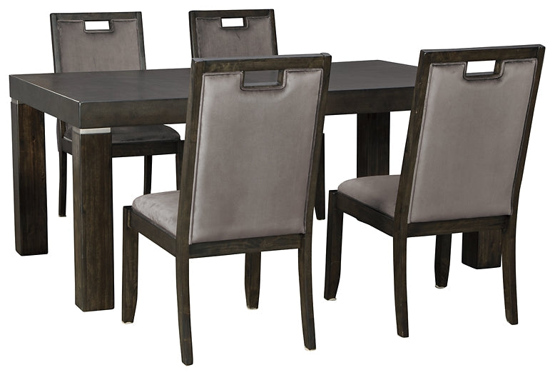 Hyndell Dining Table and 4 Chairs at Cloud 9 Mattress & Furniture furniture, home furnishing, home decor