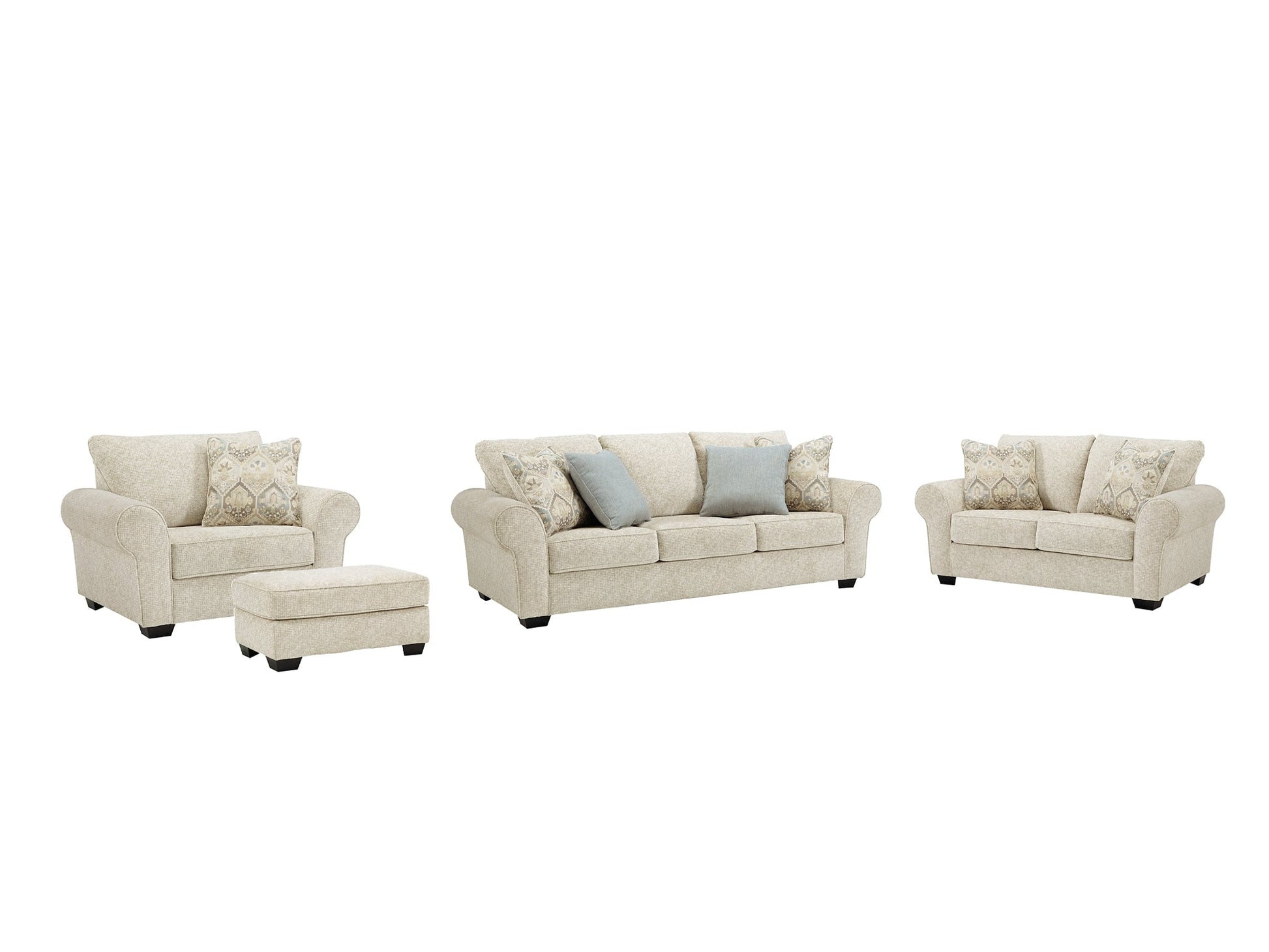 Haisley Sofa, Loveseat, Chair and Ottoman at Cloud 9 Mattress & Furniture furniture, home furnishing, home decor