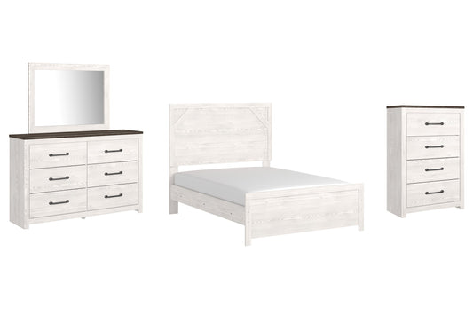 Gerridan Full Panel Bed with Mirrored Dresser and Chest at Cloud 9 Mattress & Furniture furniture, home furnishing, home decor