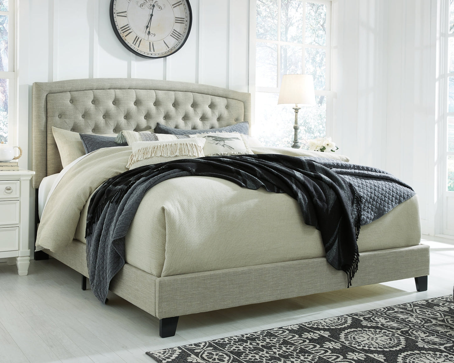 Jerary Queen Upholstered Bed at Cloud 9 Mattress & Furniture furniture, home furnishing, home decor