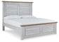 Haven Bay King Panel Bed with Mirrored Dresser and 2 Nightstands at Cloud 9 Mattress & Furniture furniture, home furnishing, home decor