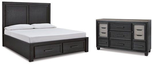 Foyland Queen Panel Storage Bed with Dresser at Cloud 9 Mattress & Furniture furniture, home furnishing, home decor