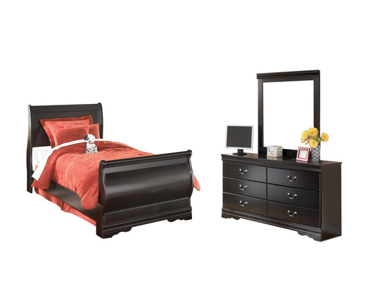 Huey Vineyard Twin Sleigh Headboard with Dresser at Cloud 9 Mattress & Furniture furniture, home furnishing, home decor