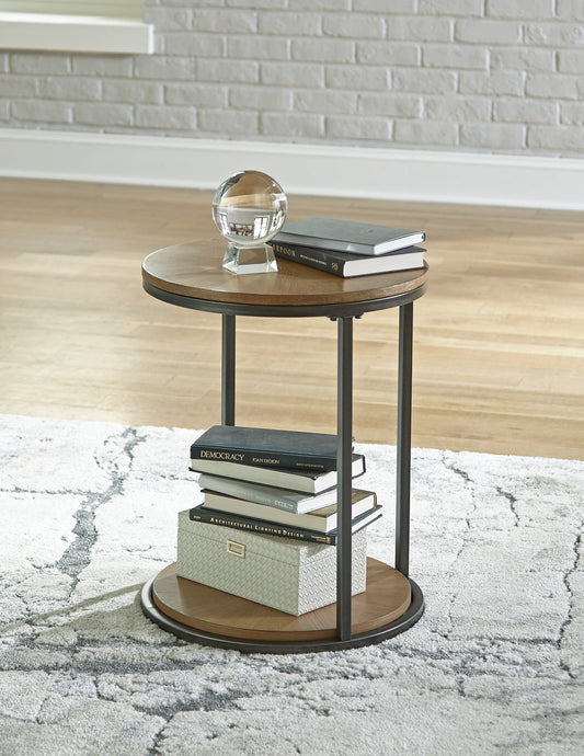 Fridley Round End Table at Cloud 9 Mattress & Furniture furniture, home furnishing, home decor
