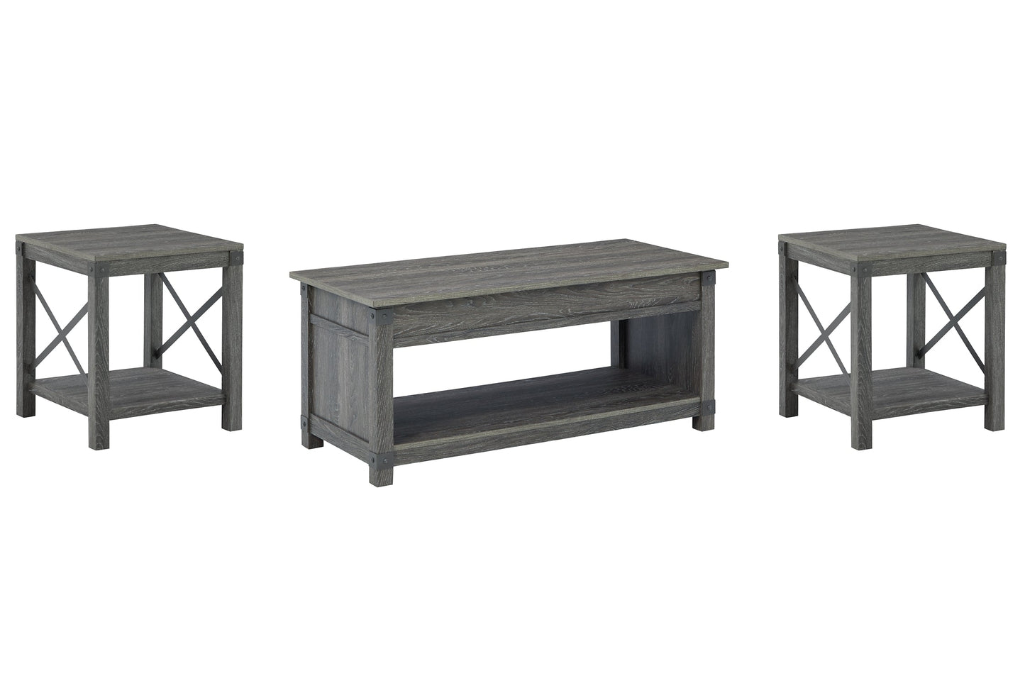 Freedan Coffee Table with 2 End Tables at Cloud 9 Mattress & Furniture furniture, home furnishing, home decor