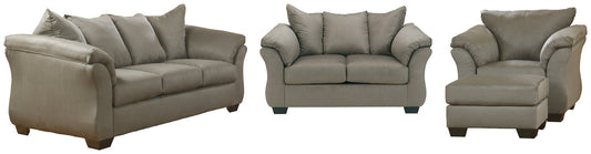 Darcy Sofa, Loveseat, Chair and Ottoman at Cloud 9 Mattress & Furniture furniture, home furnishing, home decor