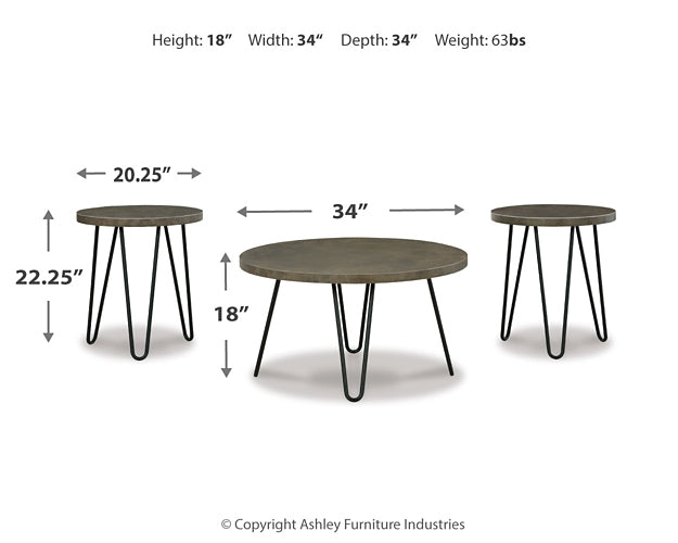 Hadasky Occasional Table Set (3/CN) at Cloud 9 Mattress & Furniture furniture, home furnishing, home decor