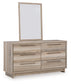 Hasbrick Dresser and Mirror at Cloud 9 Mattress & Furniture furniture, home furnishing, home decor