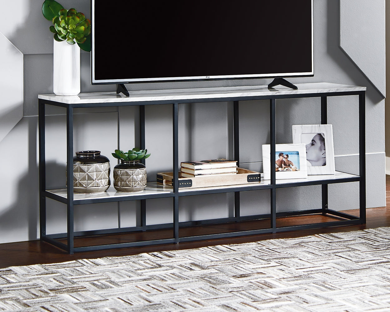 Donnesta Extra Large TV Stand at Cloud 9 Mattress & Furniture furniture, home furnishing, home decor
