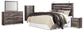 Drystan King Panel Headboard with Mirrored Dresser, Chest and Nightstand at Cloud 9 Mattress & Furniture furniture, home furnishing, home decor