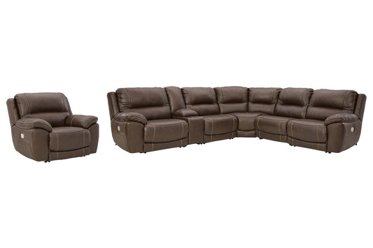 Dunleith 6-Piece Sectional with Recliner at Cloud 9 Mattress & Furniture furniture, home furnishing, home decor