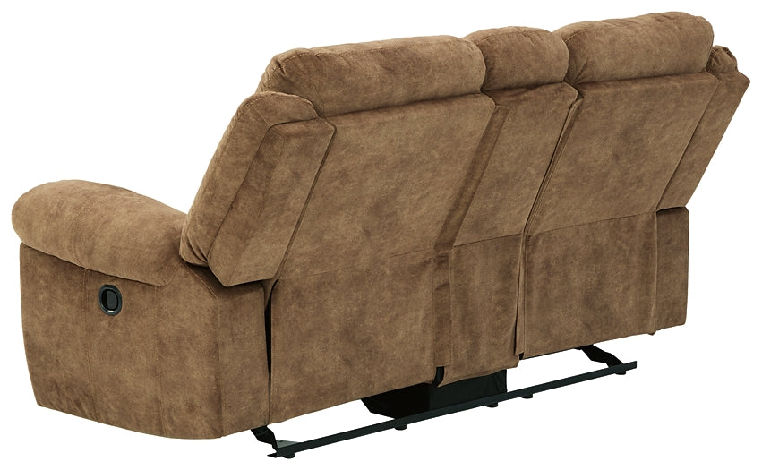 Huddle-Up Glider REC Loveseat w/Console at Cloud 9 Mattress & Furniture furniture, home furnishing, home decor
