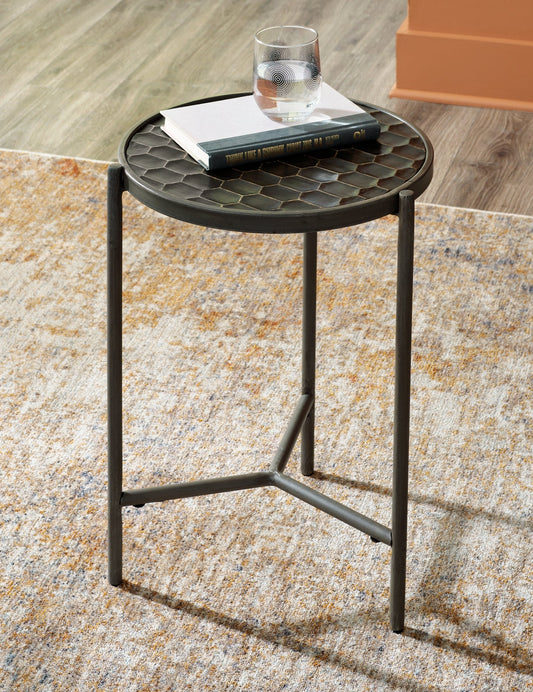 Doraley Round End Table at Cloud 9 Mattress & Furniture furniture, home furnishing, home decor