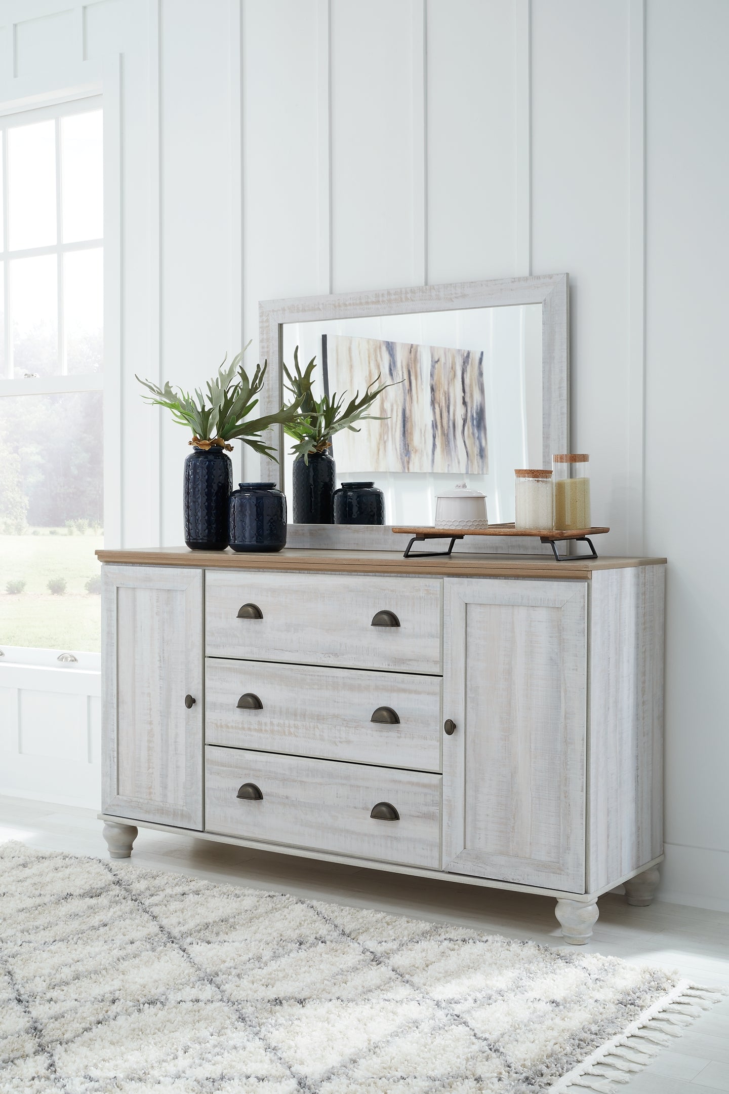 Haven Bay Dresser and Mirror at Cloud 9 Mattress & Furniture furniture, home furnishing, home decor