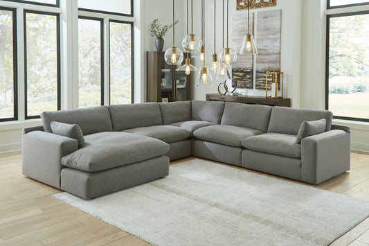 Elyza 5-Piece Sectional with Chaise at Cloud 9 Mattress & Furniture furniture, home furnishing, home decor