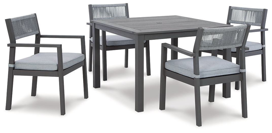Eden Town Outdoor Dining Table and 4 Chairs at Cloud 9 Mattress & Furniture furniture, home furnishing, home decor