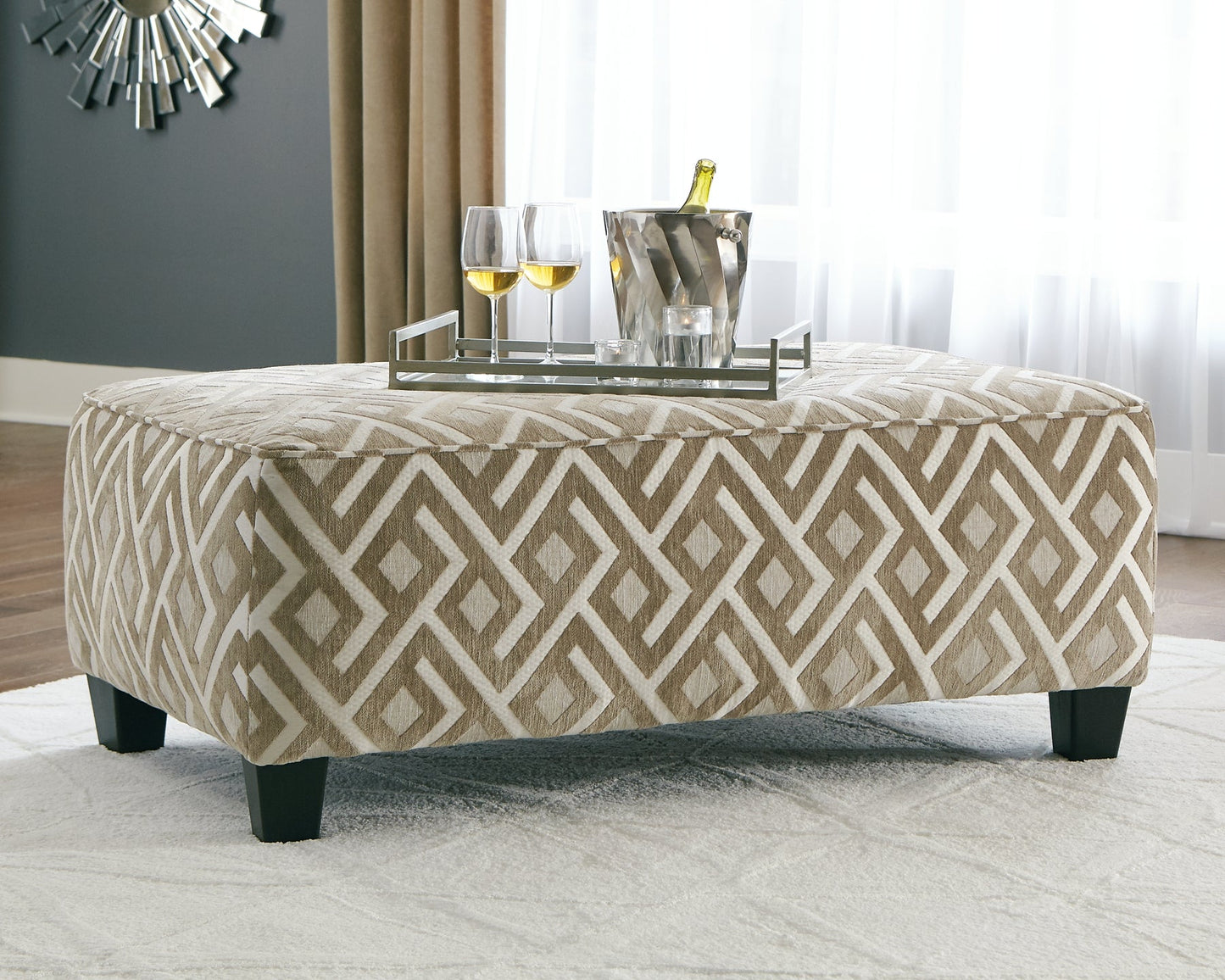 Dovemont Oversized Accent Ottoman at Cloud 9 Mattress & Furniture furniture, home furnishing, home decor