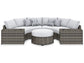 Harbor Court 4-Piece Outdoor Sectional with Ottoman at Cloud 9 Mattress & Furniture furniture, home furnishing, home decor