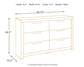 Derekson Full Panel Bed with Dresser at Cloud 9 Mattress & Furniture furniture, home furnishing, home decor