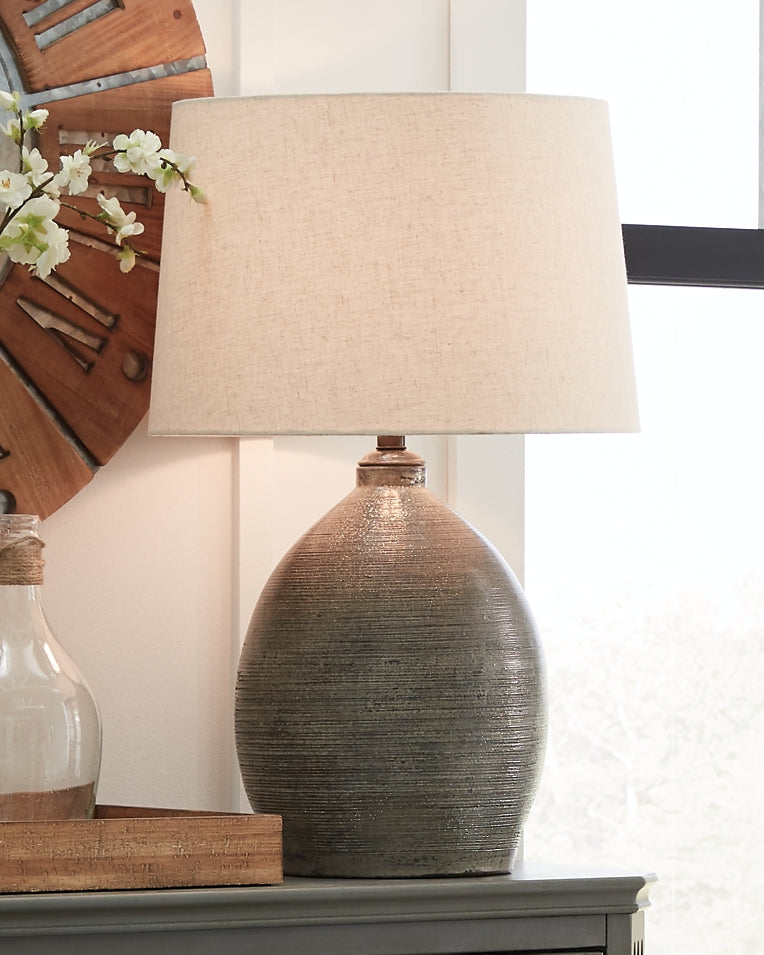 Joyelle Terracotta Table Lamp (1/CN) at Cloud 9 Mattress & Furniture furniture, home furnishing, home decor