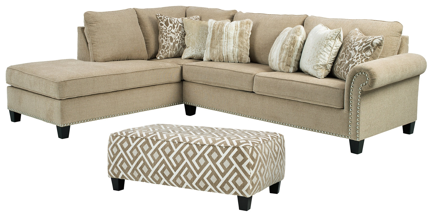 Dovemont 2-Piece Sectional with Ottoman at Cloud 9 Mattress & Furniture furniture, home furnishing, home decor