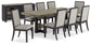 Foyland Dining Table and 8 Chairs with Storage at Cloud 9 Mattress & Furniture furniture, home furnishing, home decor
